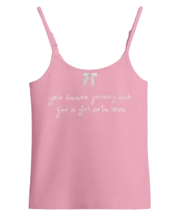 girl so in love tank top