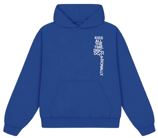Kissco hoodie blue
